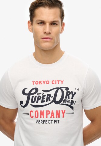 T-Shirt Superdry en blanc