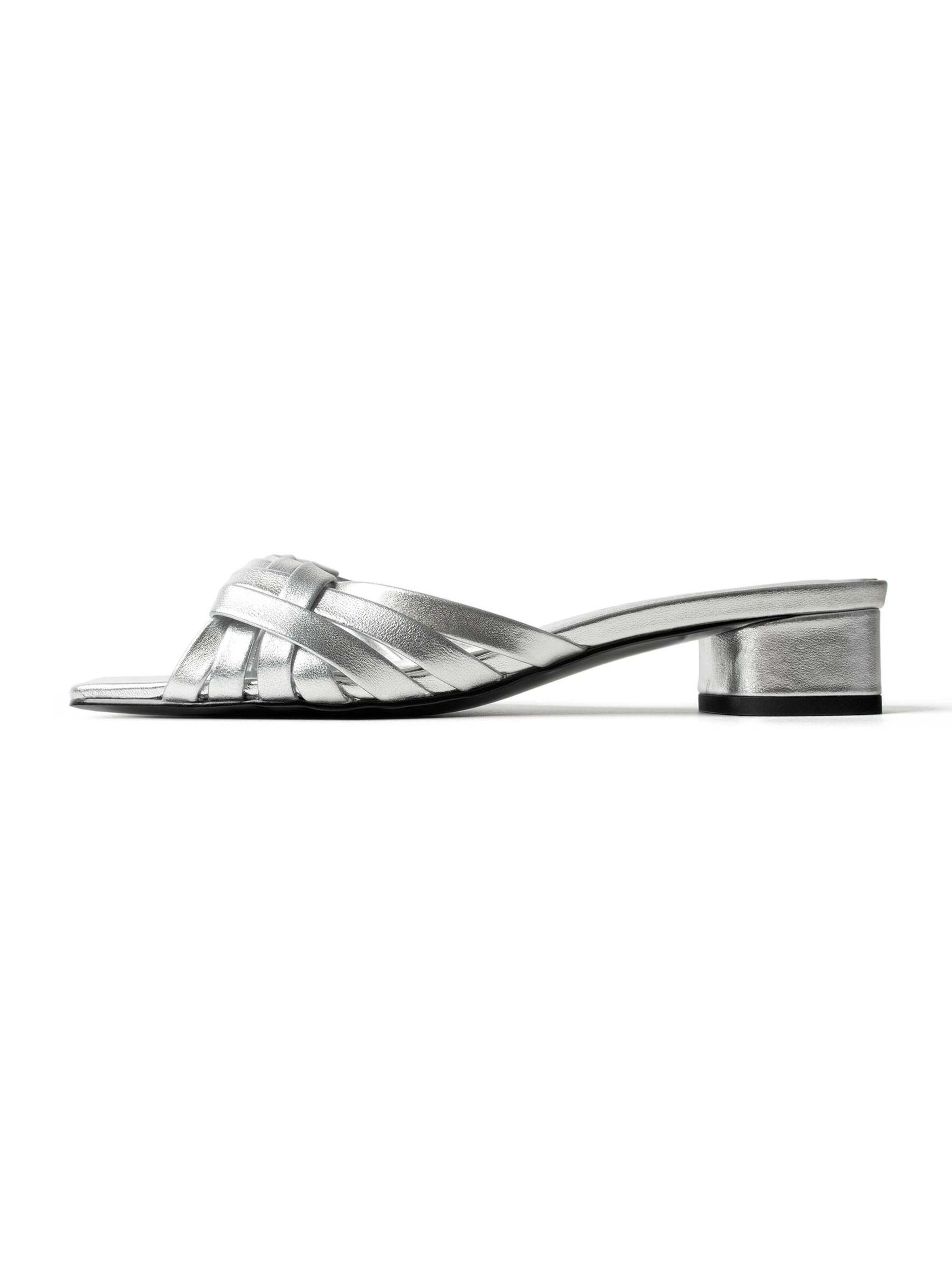 L37 HANDMADE SHOES - Zapatos abiertos 'SMELLS LIKE SPIRIT' en plata