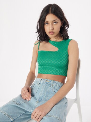 Daisy Street Top in Green: front