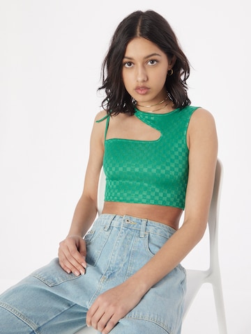 Daisy Street Top in Green: front