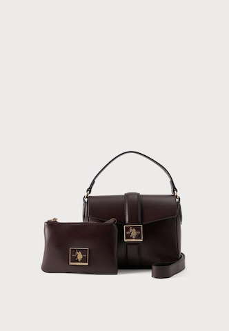 Borsa a tracolla 'MARGARET' di U.S. POLO ASSN. in marrone: frontale