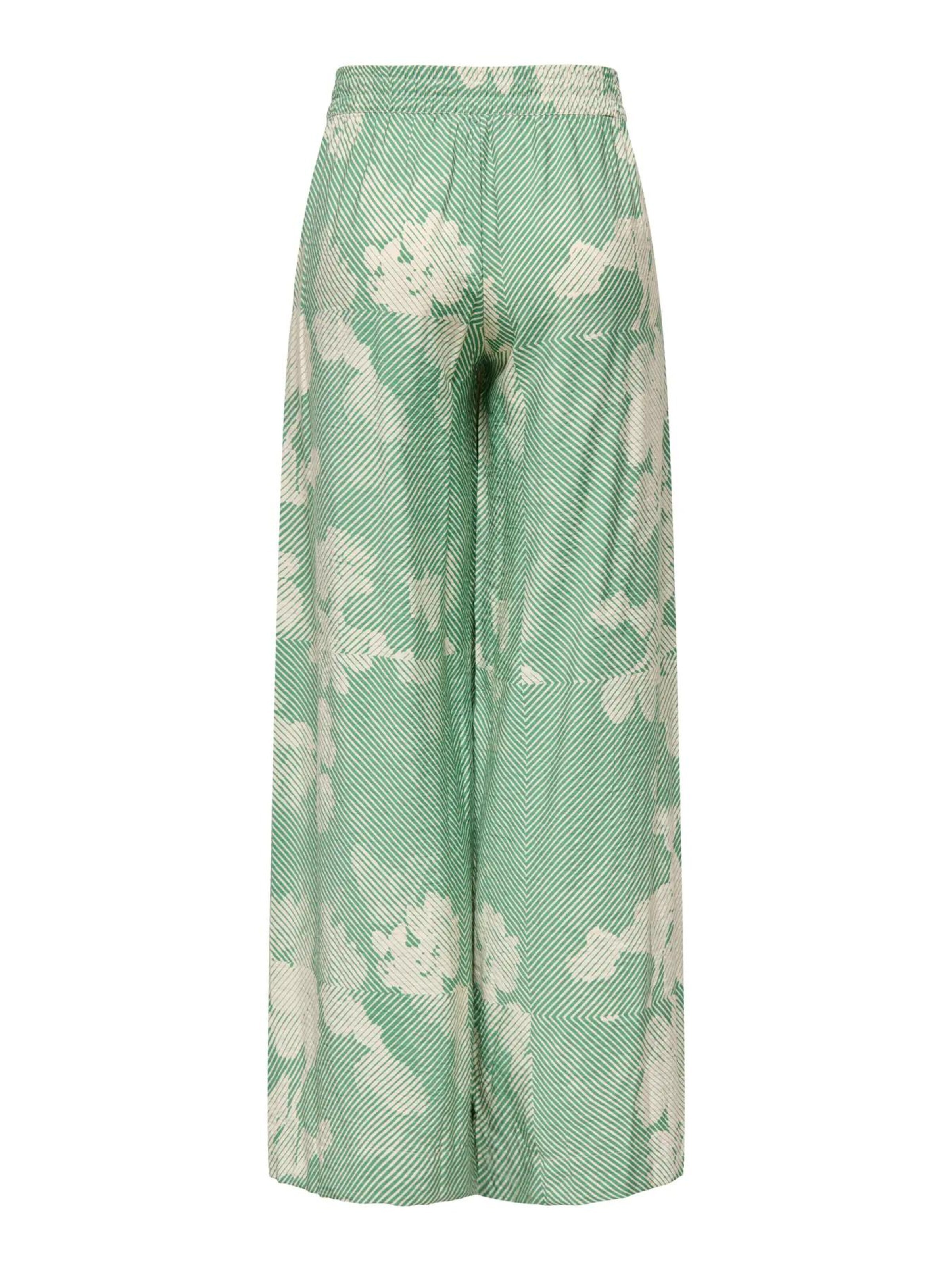 JDY Wide leg Broek 'JDYTROYA LIFE' in Groen