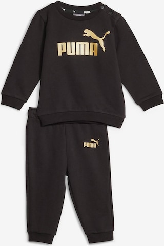 PUMA Sweatsuit 'Minicats Essentials' in Black: front