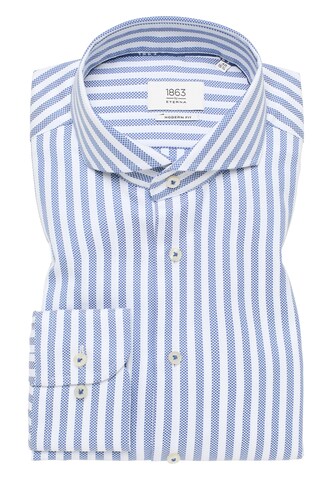 ETERNA Regular fit Zakelijk overhemd in Blauw