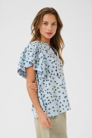 CULTURE Blouse 'Puglia' in Blue: front
