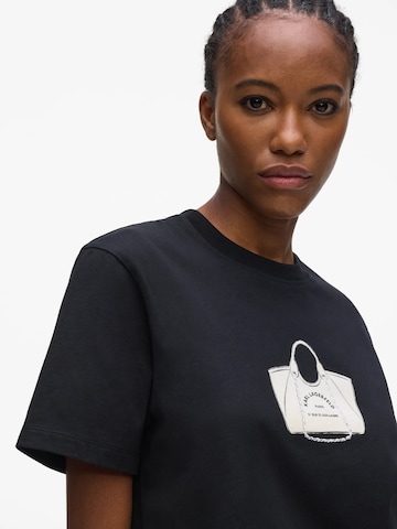 Tricou de la Karl Lagerfeld pe negru