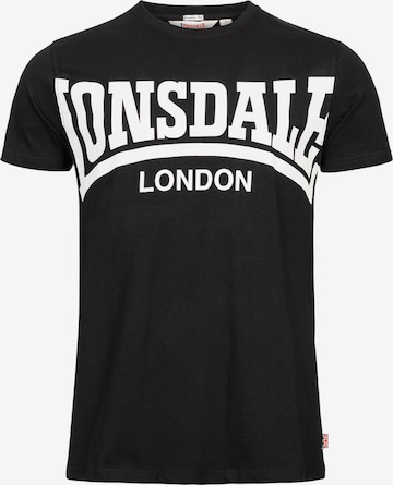 LONSDALE Shirt 'York' in Black: front
