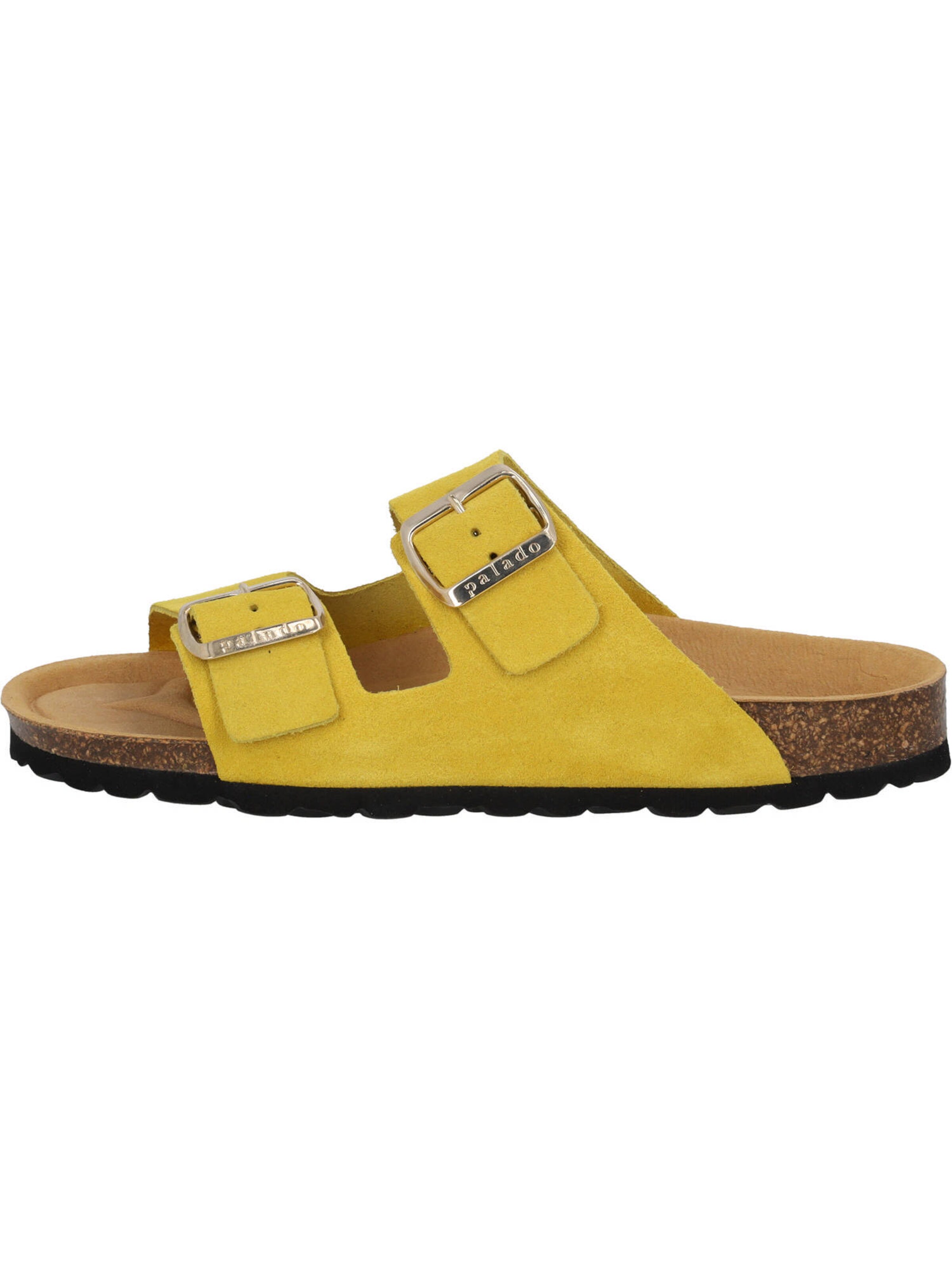 Palado Mules 'Korfu' in Yellow: front