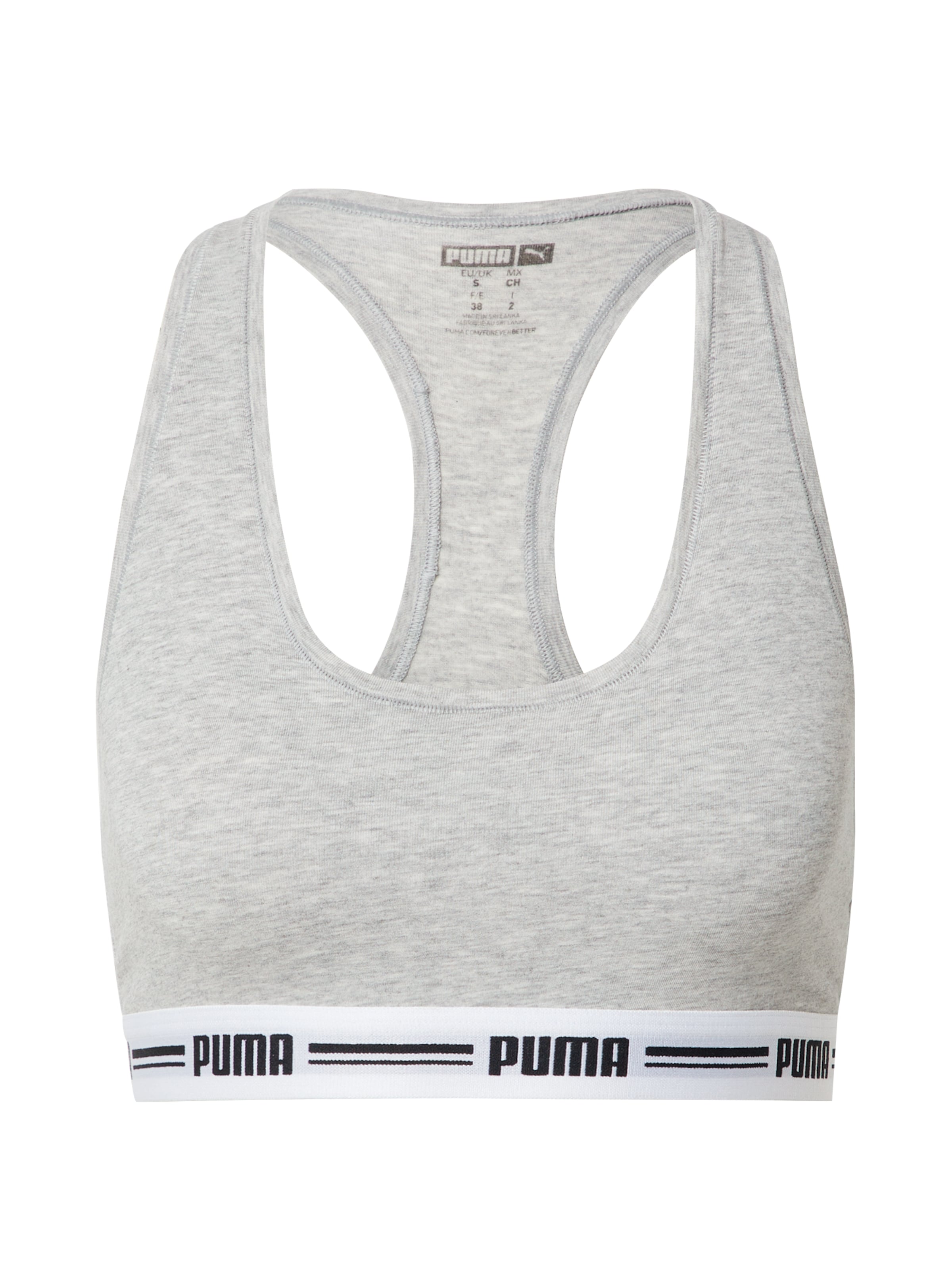 Soutien-gorge PUMA en gris : devant