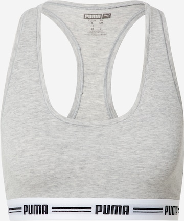 PUMA - Bustier Sujetador en gris: frente