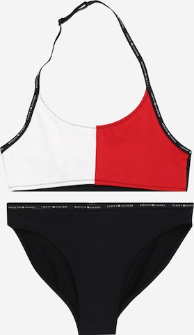 Tommy Hilfiger Underwear Bustier Bikini | modra barva: sprednja stran