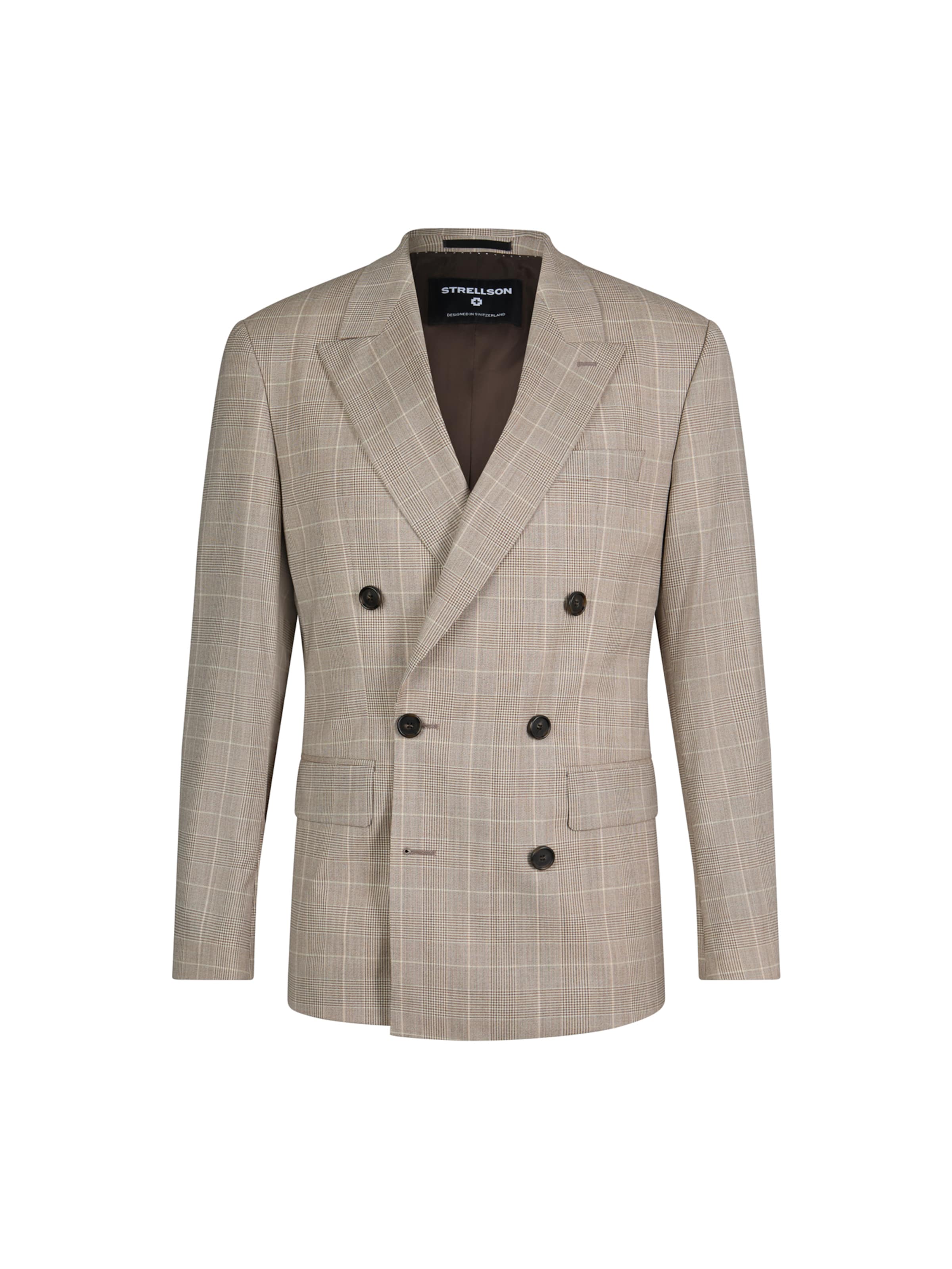 STRELLSON Slim fit Blazer in Beige: front