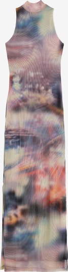 Bershka Kleid in dunkelblau / stone / dunkellila / pink, Produktansicht