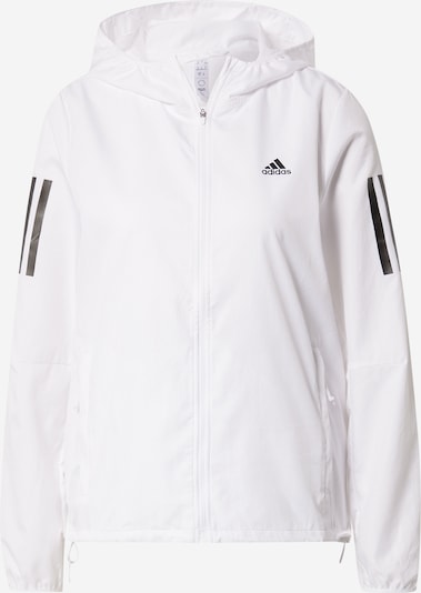 Jachetă de trening ADIDAS PERFORMANCE pe negru / alb, Vizualizare produs