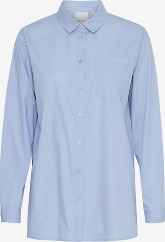 Bluză 'GESTA' de la ICHI pe albastru: față