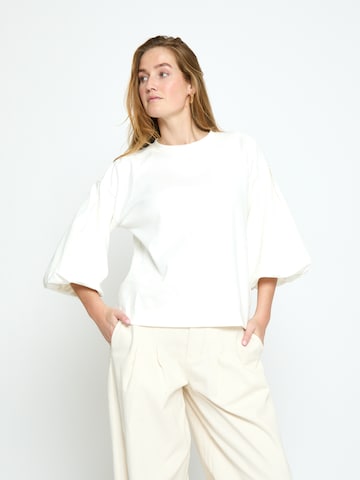 Haut 'Andrea' minus en blanc : devant