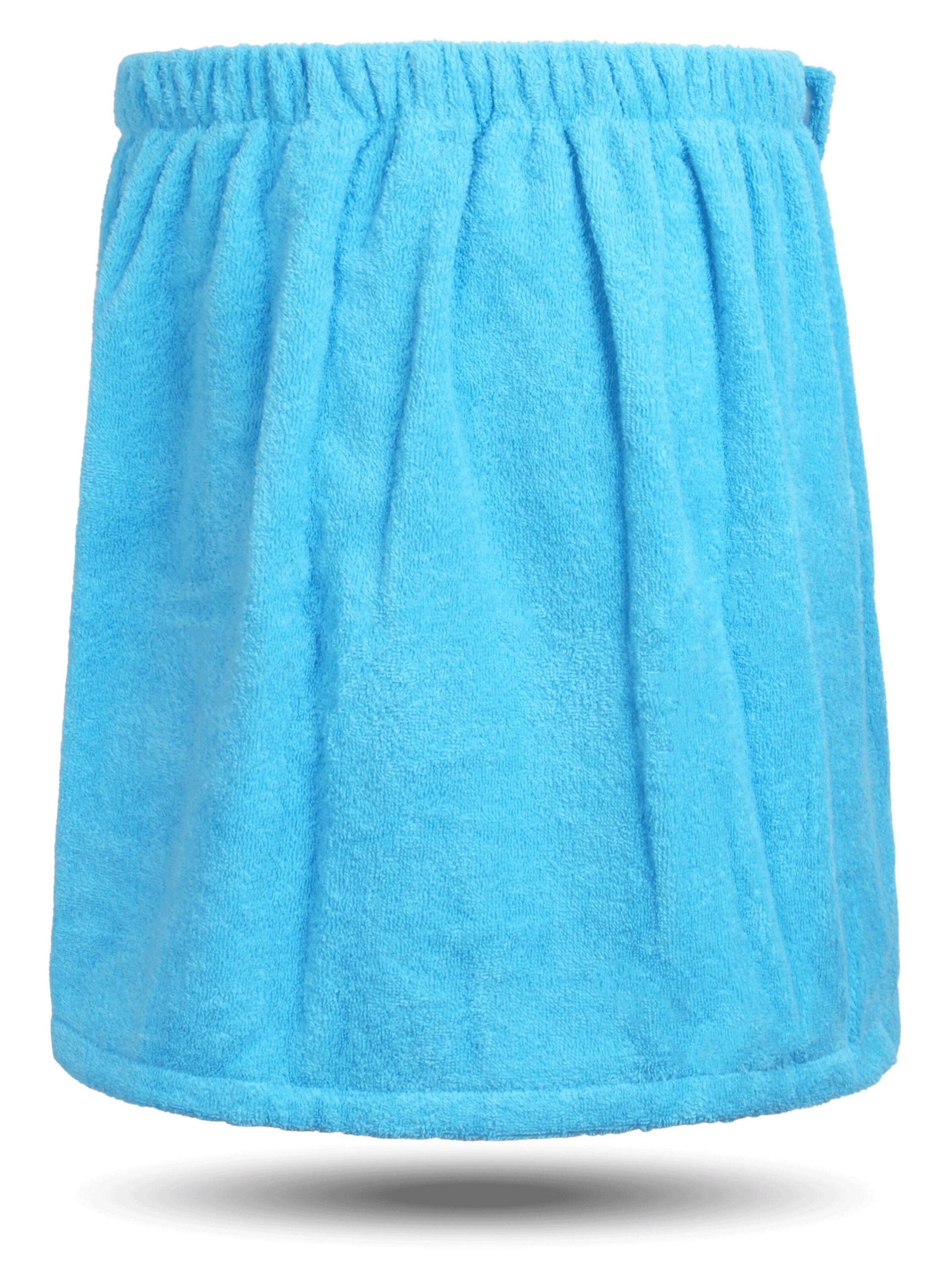 normani Bathrobe short ' Mersin ' in Blue