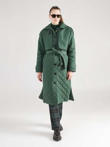 Manteau mi-saison 'Aurora' minus en vert