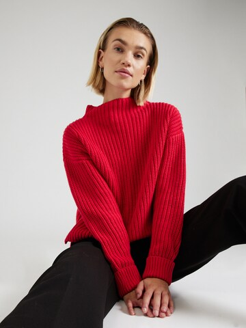 Pull-over 'SELMA' SELECTED FEMME en rouge : devant