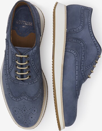 Chaussure à lacets 'Oxford ' LOTTUSSE en bleu