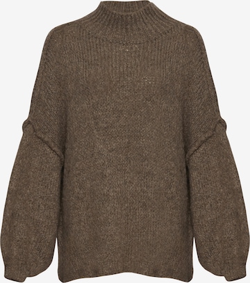 Lilavie Pullover 'Maraa' in Braun: Vorderseite