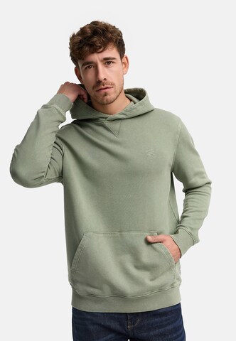 Sweat-shirt ' Elimah ' INDICODE JEANS en vert : devant