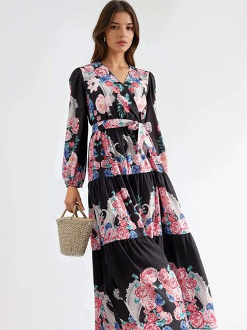 MSN Collection - Vestido em mistura de cores