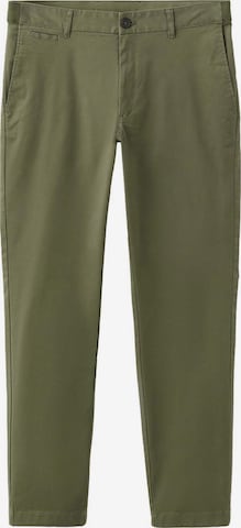 MANGO MAN Slimfit Hose 'Prato' in Grün: Vorderseite