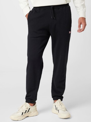 FRANKLIN & MARSHALL Tapered Broek in Zwart: voorkant