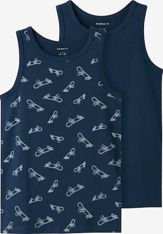NAME IT Undershirt in Blue: front