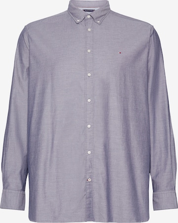 Tommy Hilfiger Big & Tall Regular fit Business Shirt in Grey: front