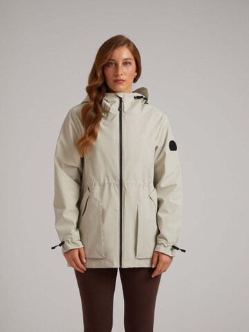 JACK1T Jacke ' Helio Mid Windbreaker ' in Weiß: Vorderseite