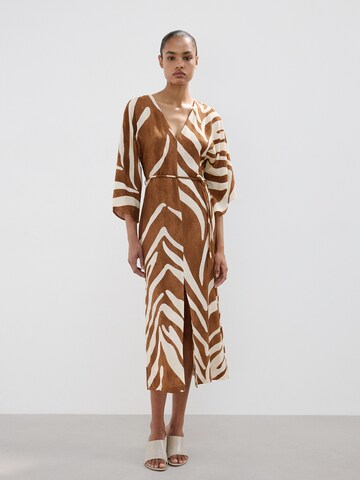 MANGO Kleid 'Karla' in Braun