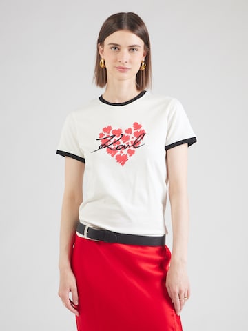 Karl Lagerfeld Футболка в Белый: спереди