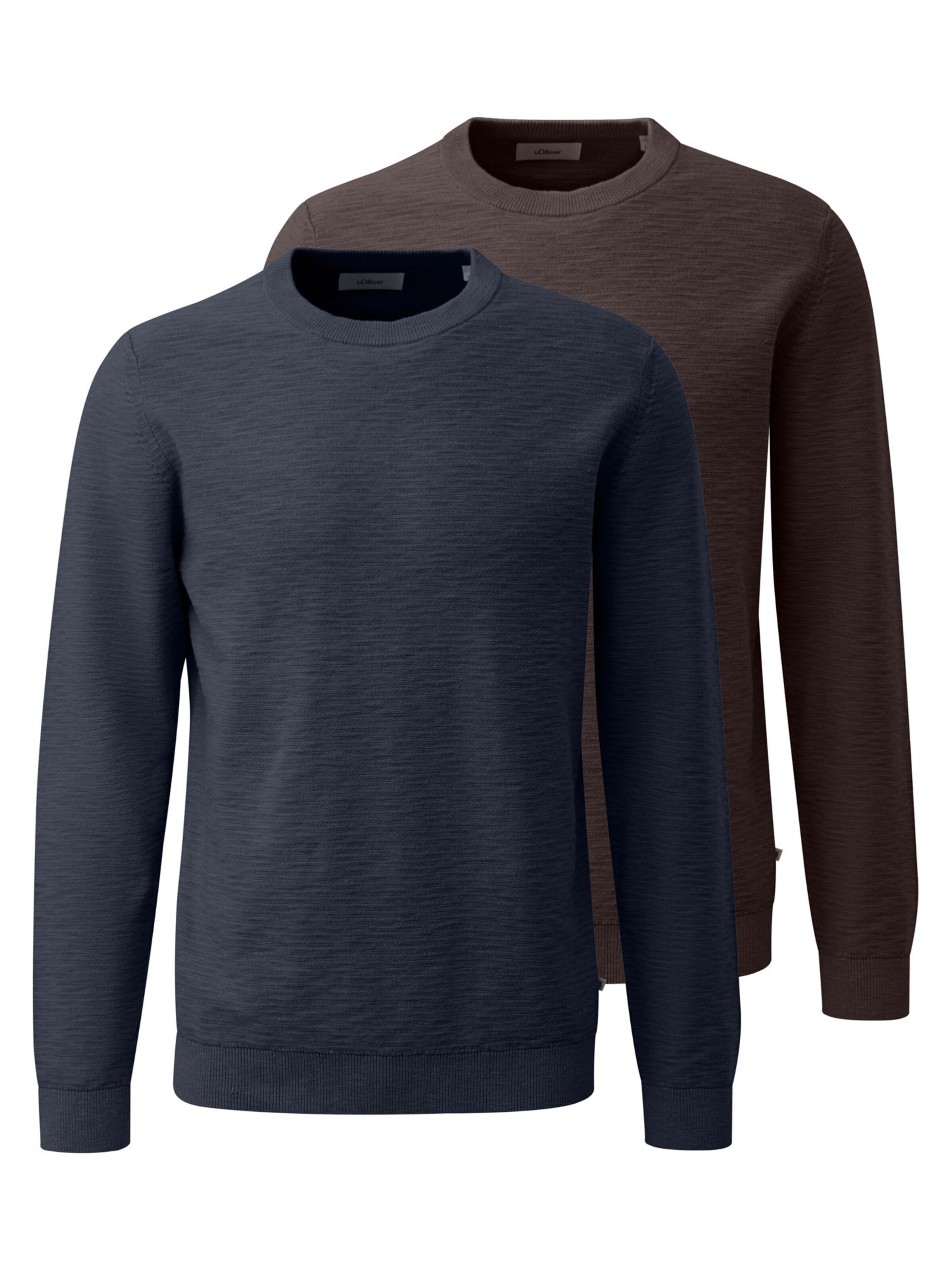 s.Oliver Sweatshirt 'Basic' in Blue: front