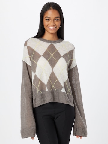 WEEKDAY Sweater in Beige: front