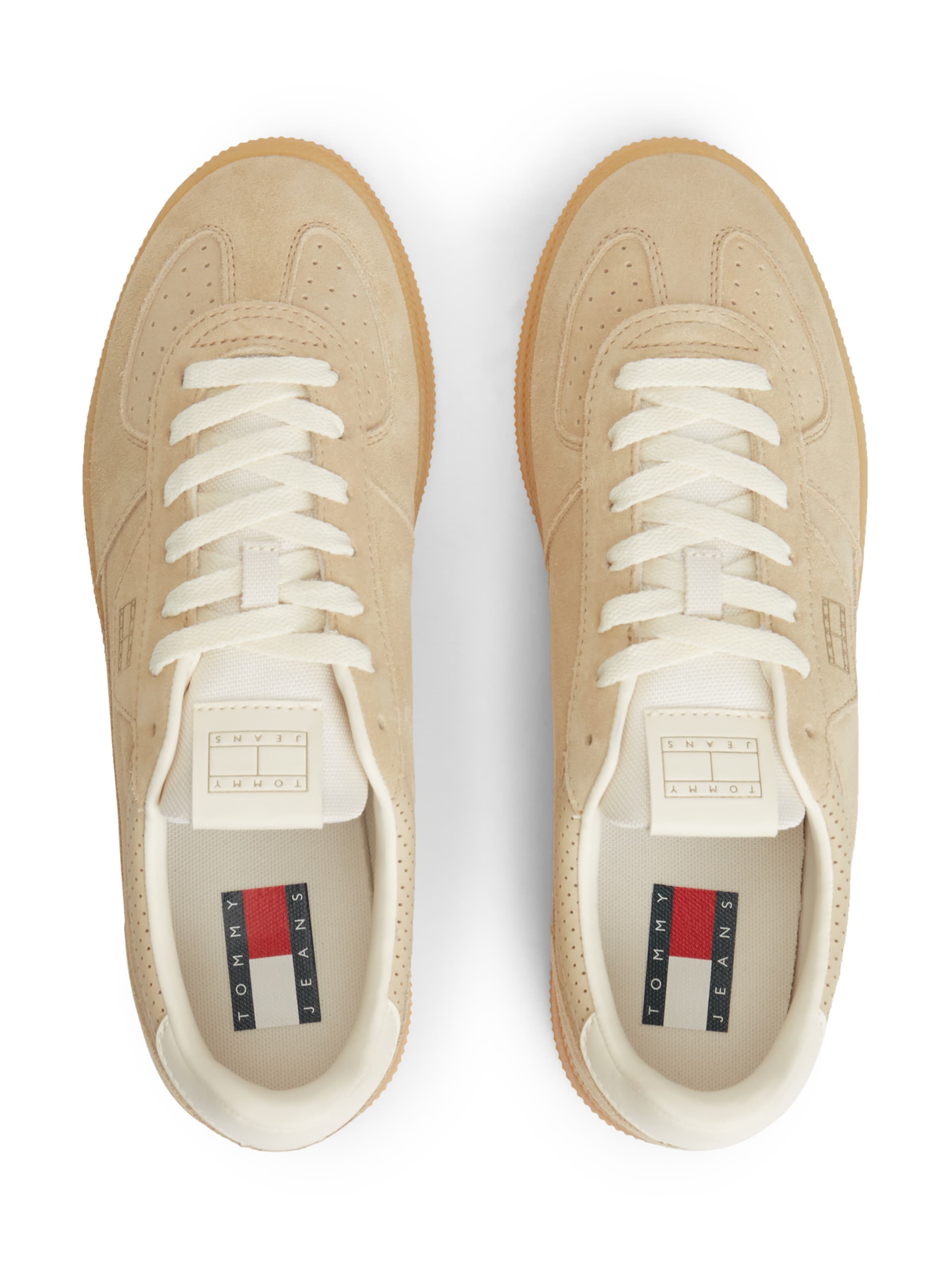 Tommy Jeans Låg sneaker 'The Greenwich' i beige