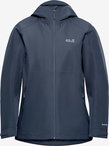 JACK WOLFSKIN Outdoor Jacket in Blue: front