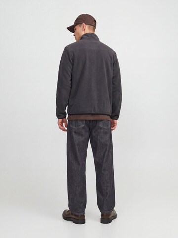 JACK & JONES Fleecejacke in Grau