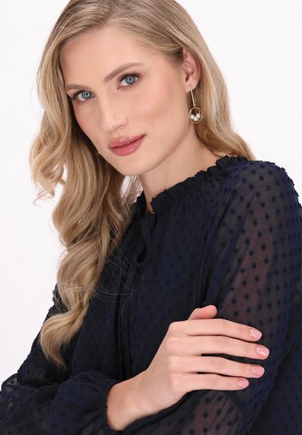 DreiMaster Klassik - Blusa 'Classic Look' en azul