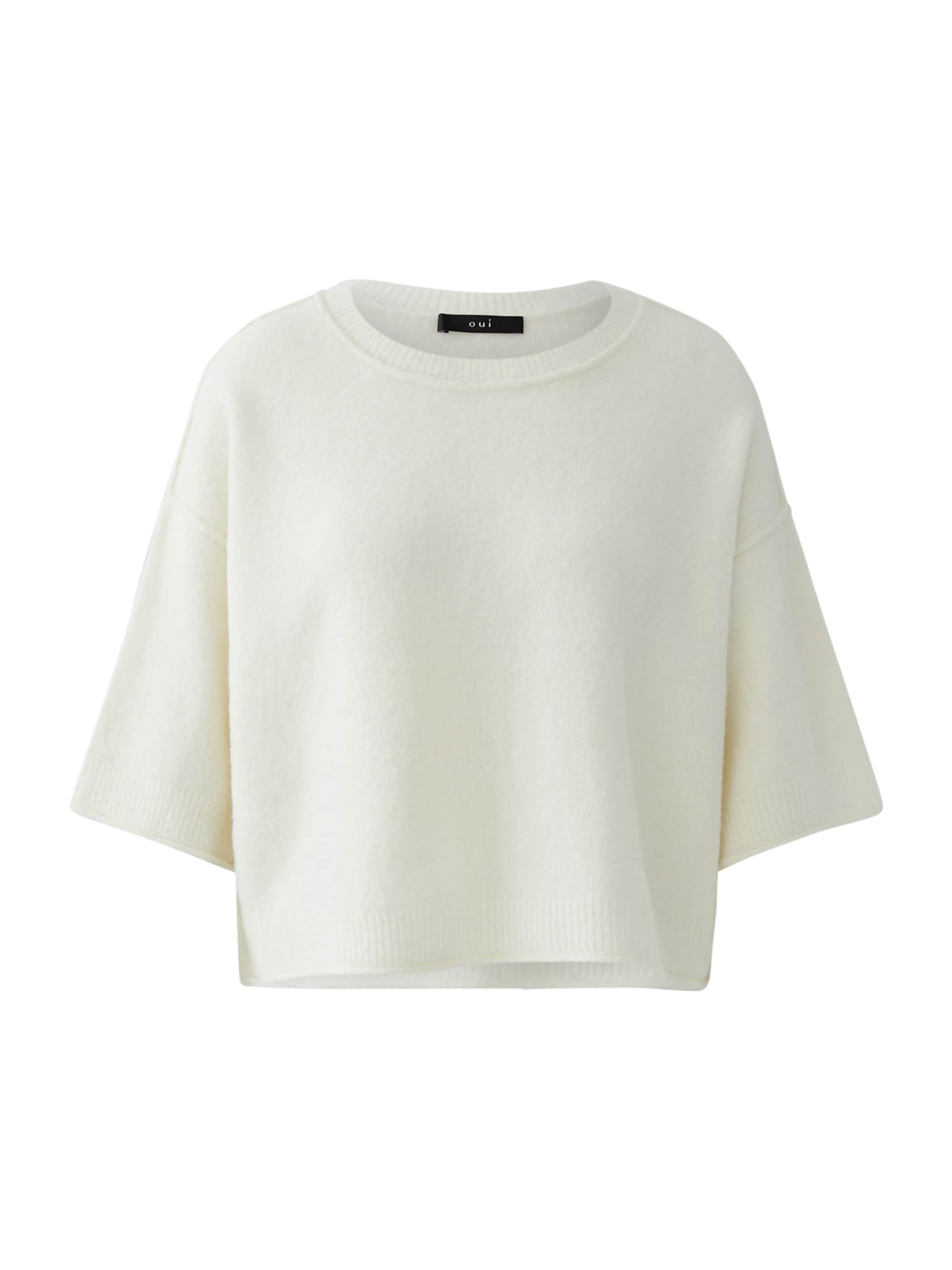 OUI Πουλόβερ σε λευκό: μπροστά