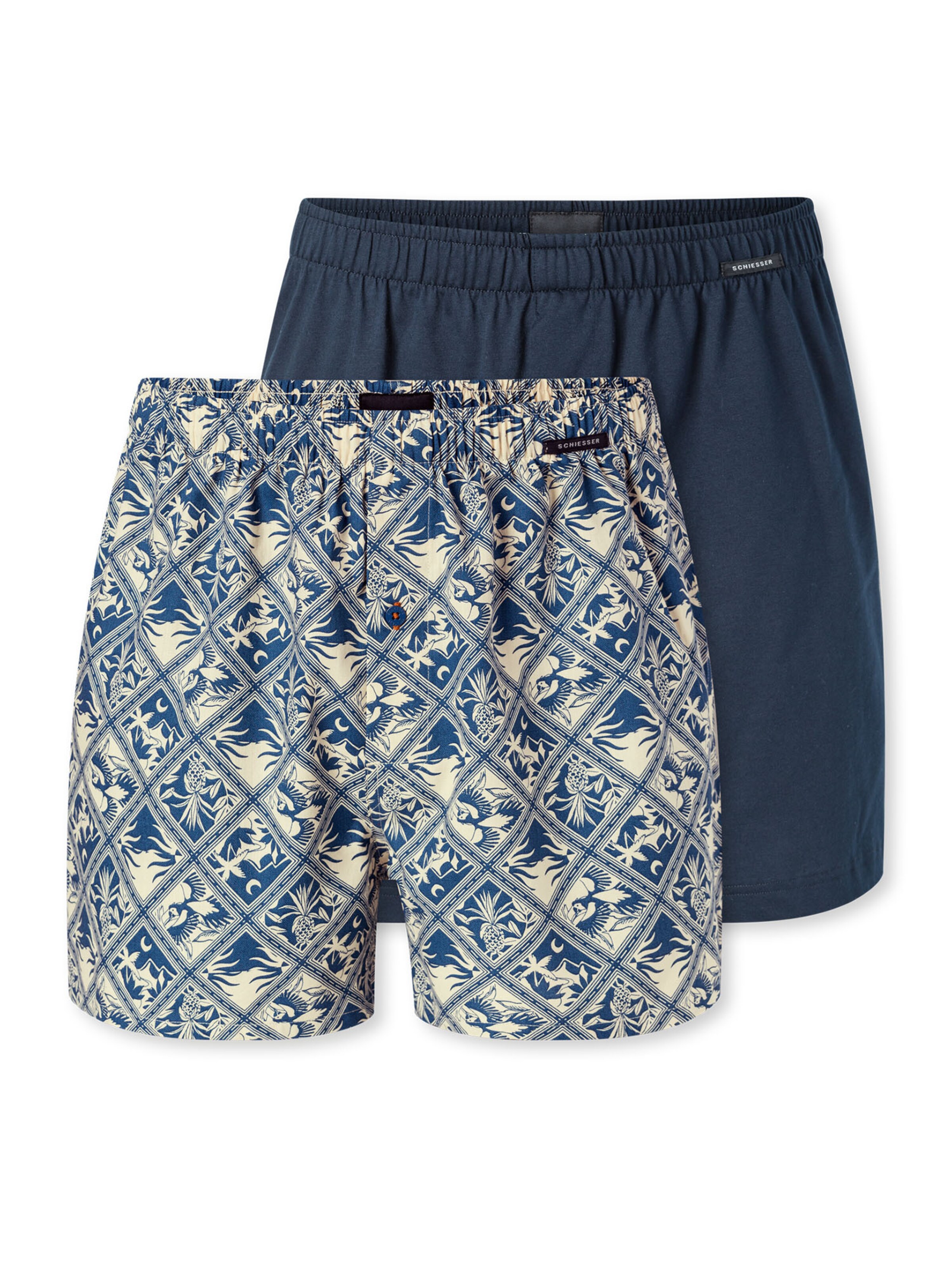 SCHIESSER Boxershorts ' Multipack ' in Beige: Vorderseite