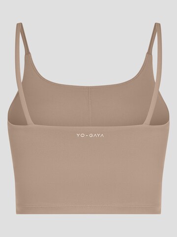 Bustier Soutien-gorge de sport 'Sports Bra' YO-GAYA en beige