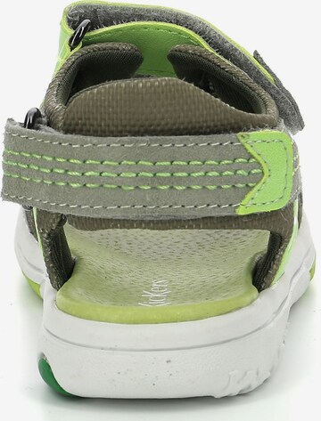 Chaussures ouvertes Kickers en vert