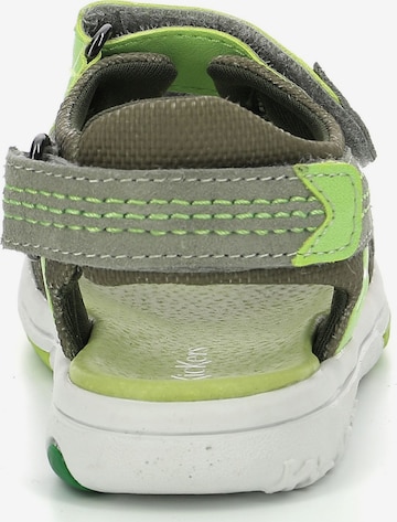 Chaussures ouvertes Kickers en vert