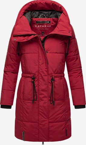 NAVAHOO Winter Coat 'Zuckertatze XIV' in Red