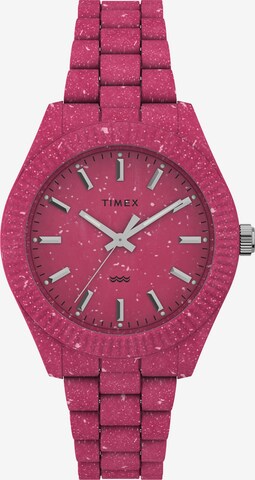 Orologio analogico 'Legacy' di TIMEX in rosa: frontale