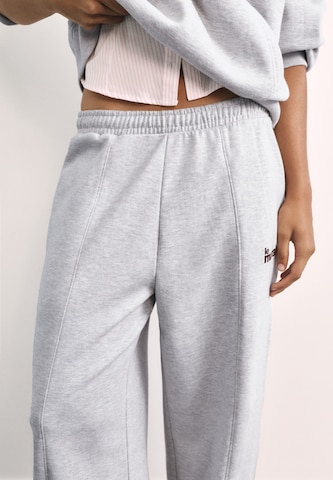 Pull&Bear Wide leg Trousers in Grey