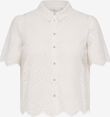 Camicia da donna 'CARValais' di ONLY Carmakoma in bianco: frontale