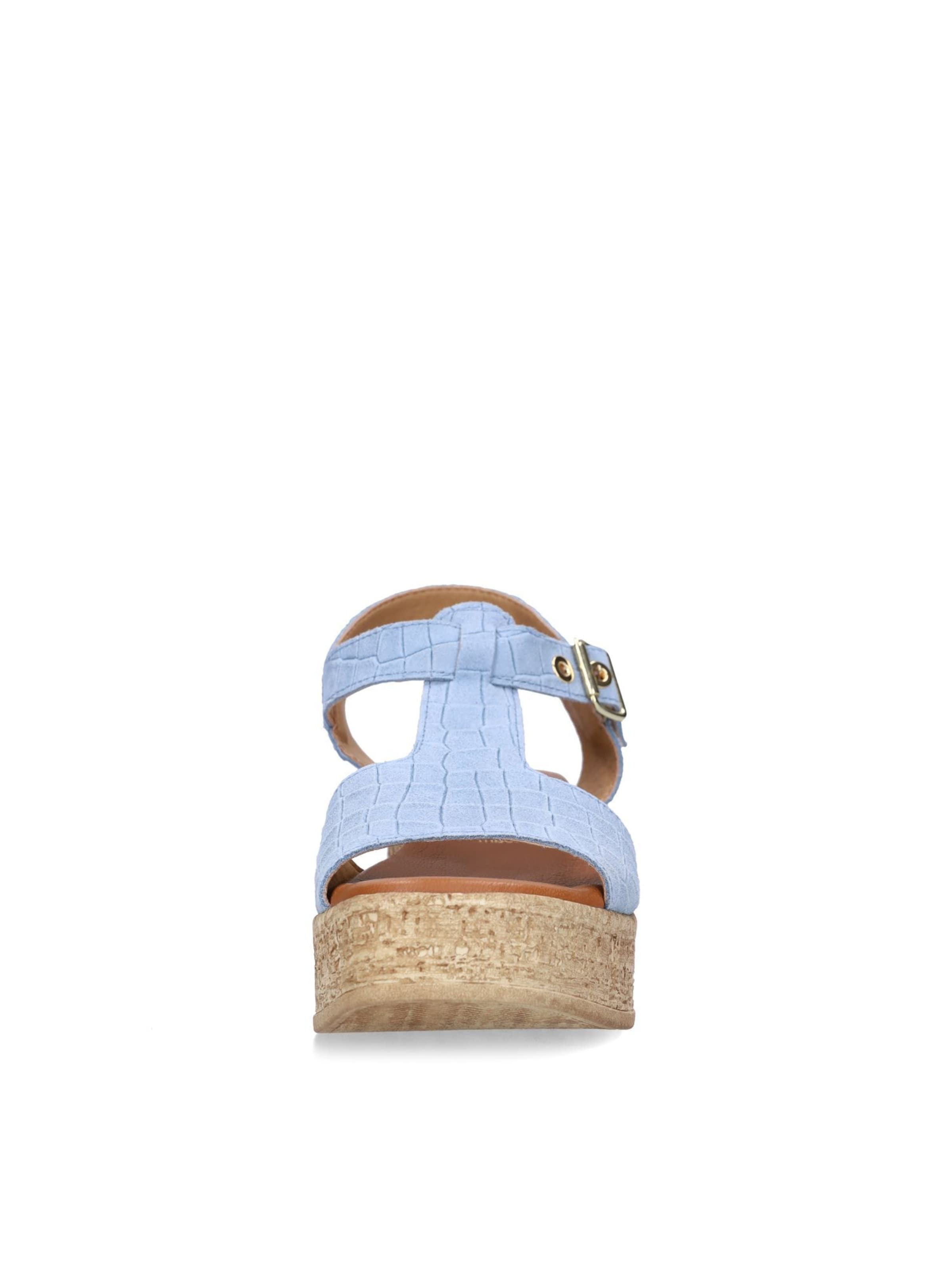 Sandales no stress en bleu